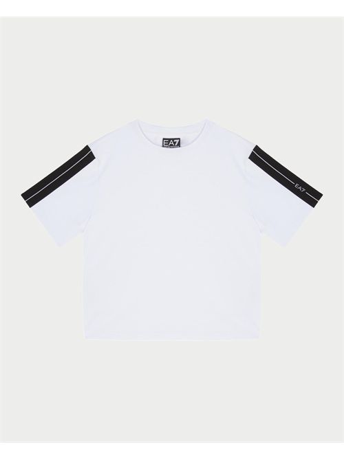 EA7 Girls' T-shirt with Logo Band EMPORIO ARMANI EA7 | 7G000142-AF14880U0002